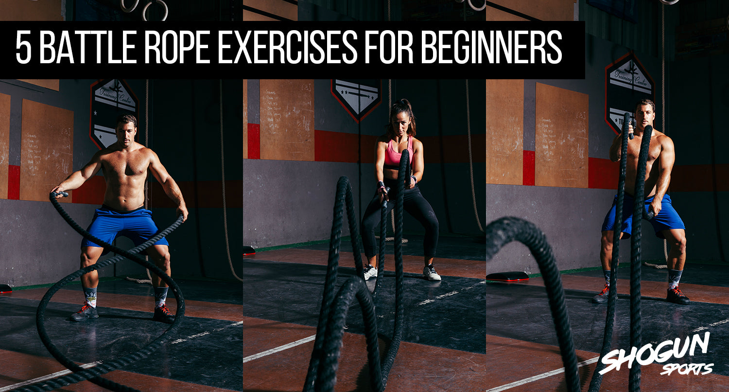 Beginner battle rope online exercises