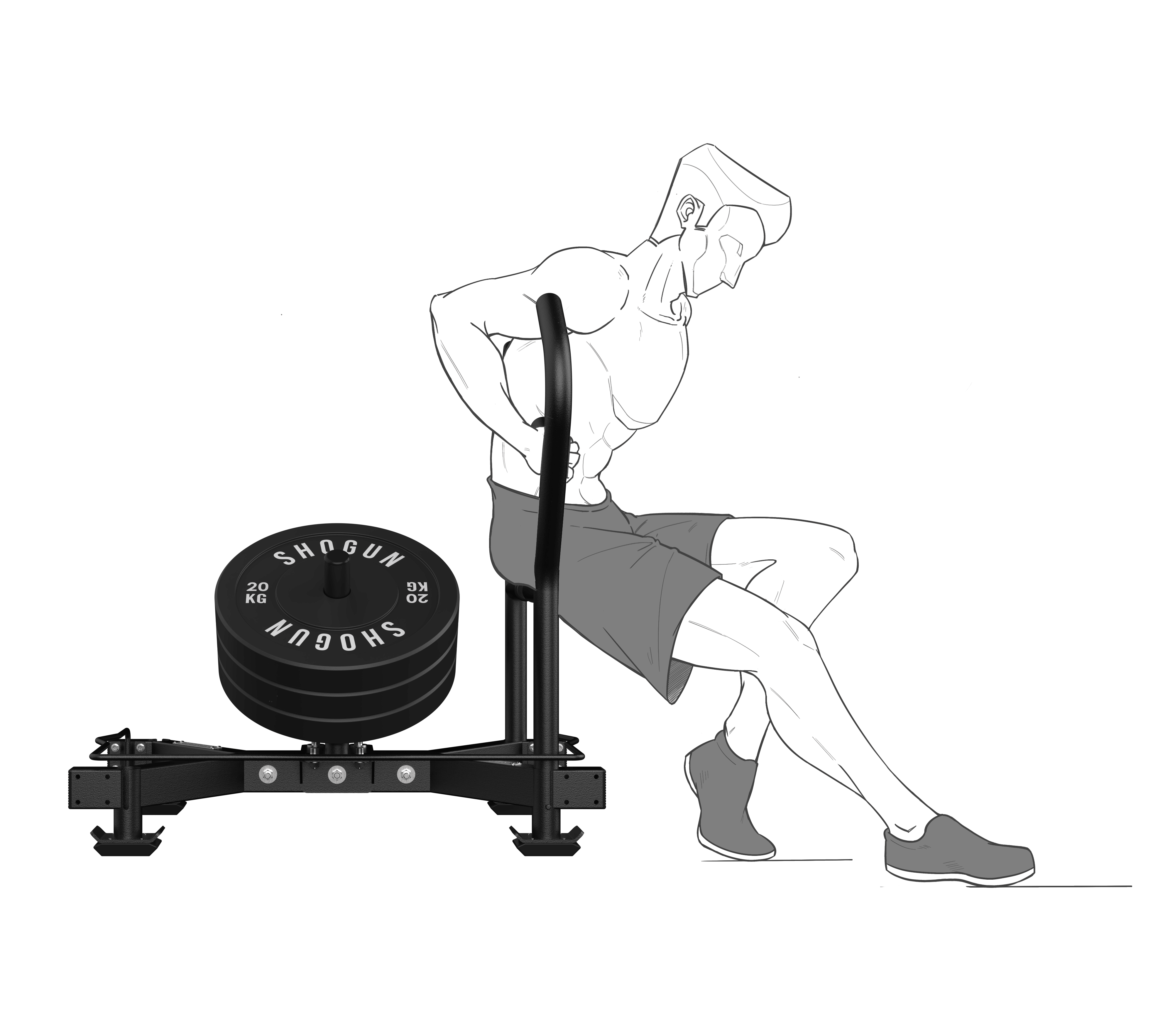 Body Sled SHOGUN STAG SLED - For ATG, HYROX & Cross training – Shogun Sports