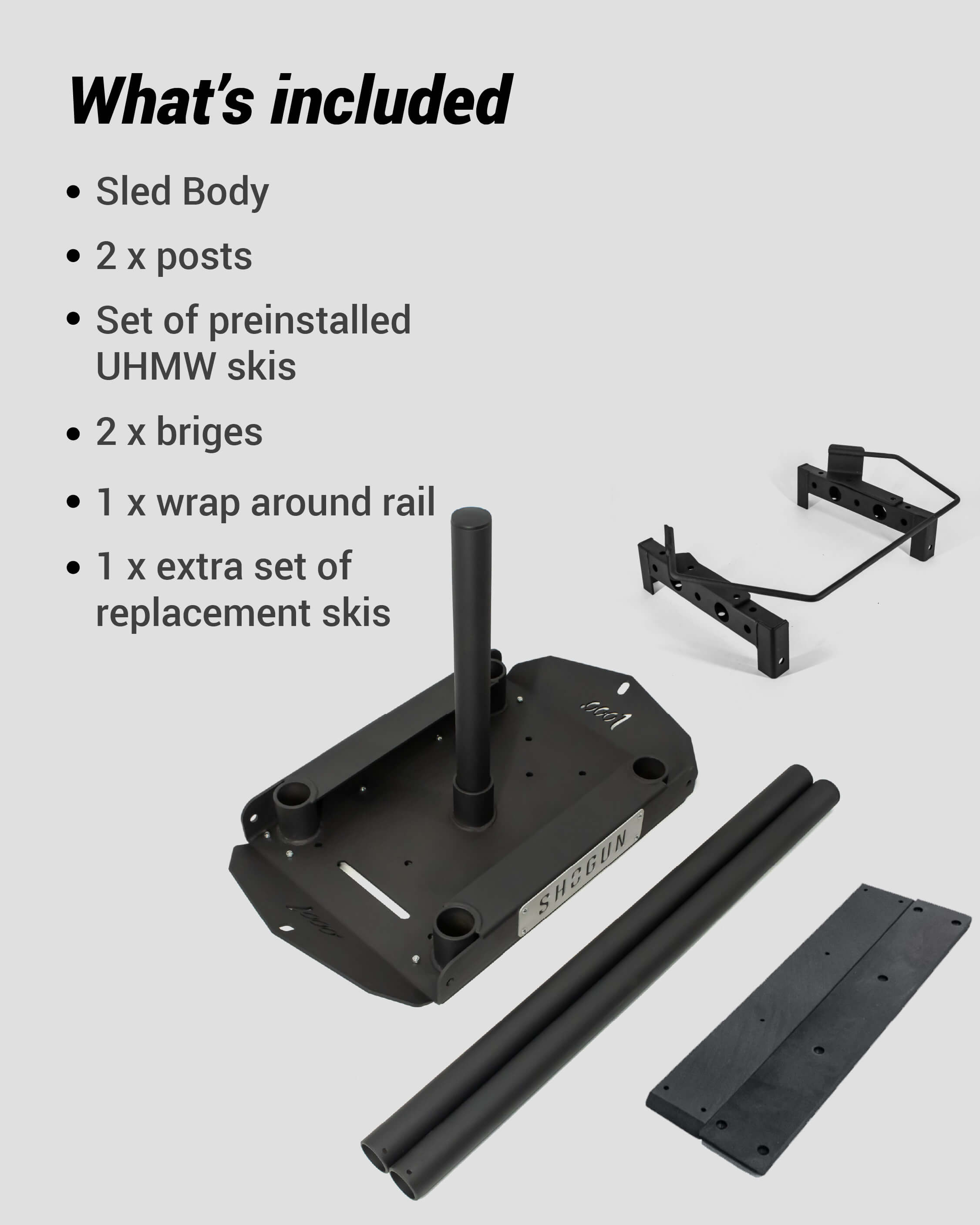 SHOGUN Multi Purpose Sled - Ultimate Bundle